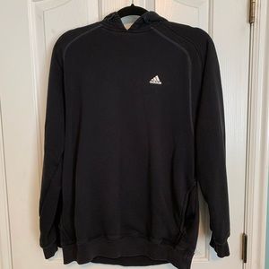 Black and white adidas hoodie